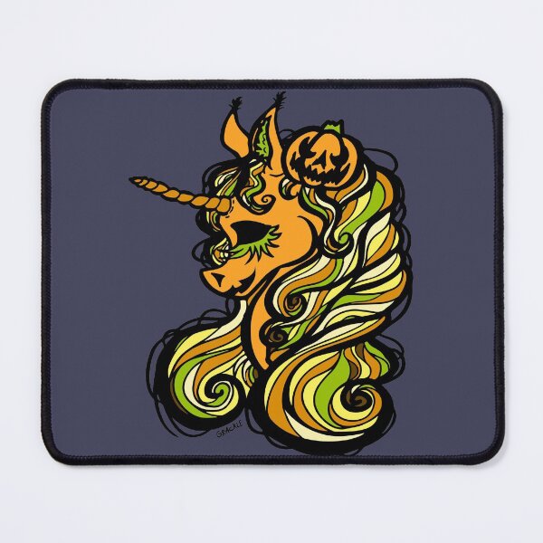 Item preview, Jack-O-Lantern Unicorn designed and sold by JanGrackle.