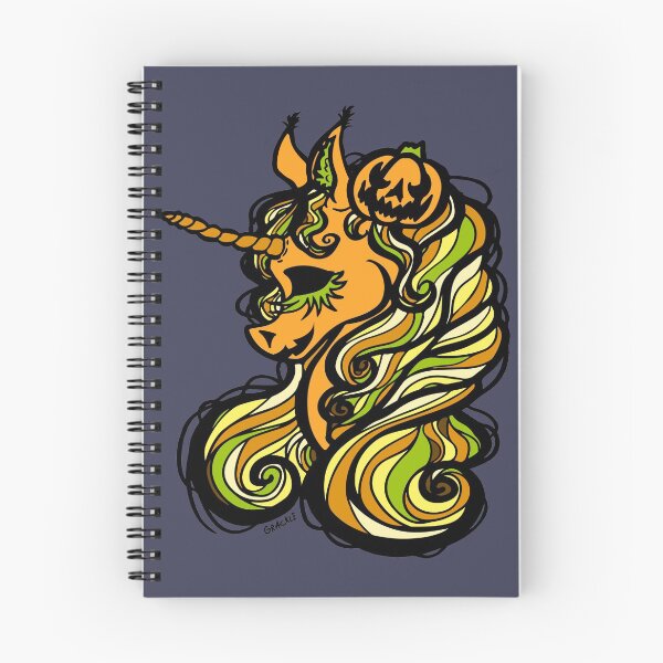 Item preview, Jack-O-Lantern Unicorn designed and sold by JanGrackle.