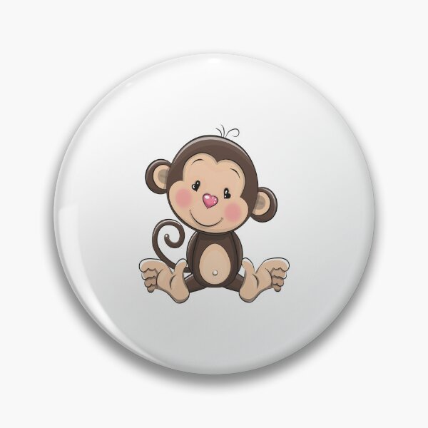 Item preview, Monkey Awesome Cute Kawaii Cartoon designed and sold by FiveNiches.