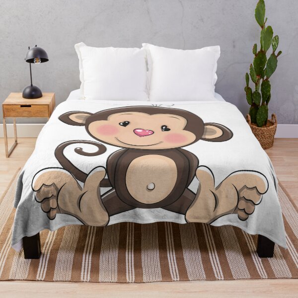 Item preview, Monkey Awesome Cute Kawaii Cartoon designed and sold by FiveNiches.
