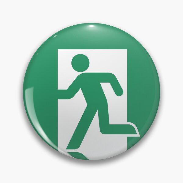 Item preview, Exit Sign Running Man designed and sold by dawgpoo.