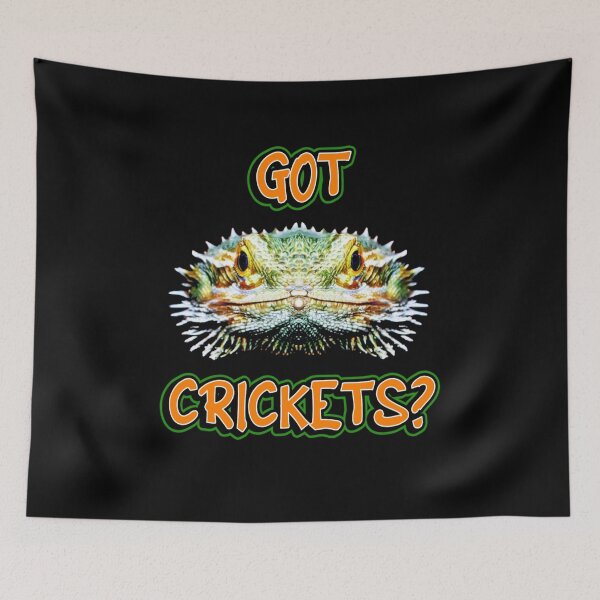 Item preview, Got Crickets Funny Bearded Dragon Lover Design designed and sold by JG0024.