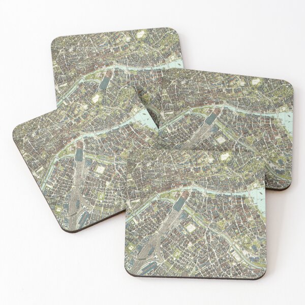 Item preview, Vintage Map of Zurich, Switzerland designed and sold by Gin  Neko.