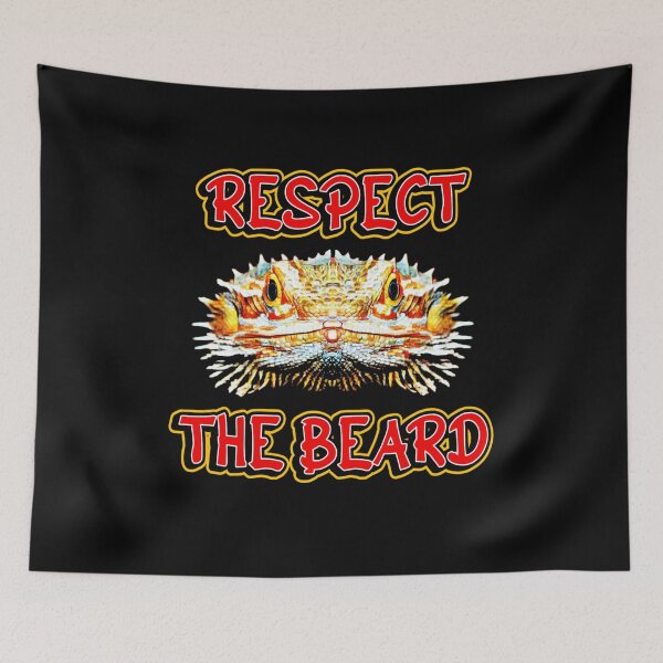 Item preview, Respect The Beard Funny Bearded Dragon Lover Design designed and sold by JG0024.