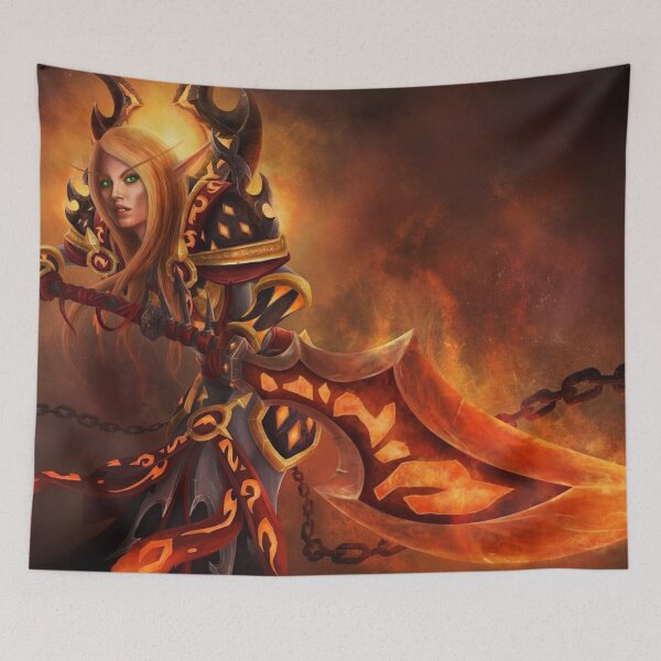 Item preview, Blood Elf Retribution Paladin Fan Art designed and sold by STICKERSAUCE.