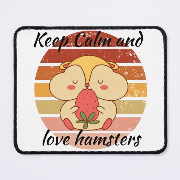 Item preview, Keep calm and love hamsters designed and sold by KristenRising.