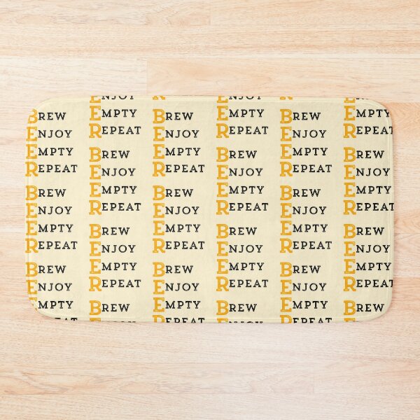 Item preview, BEER brewmaster brew enjoy empty repeat designed and sold by champagnemoment.
