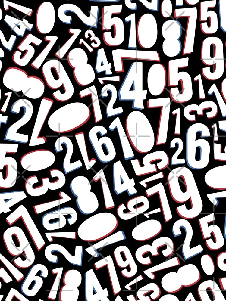Thumbnail 4 of 4, iPhone Case, Numbers Pattern designed and sold by SPF14.