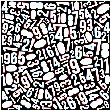 Artwork thumbnail, Numbers Pattern by SPF14