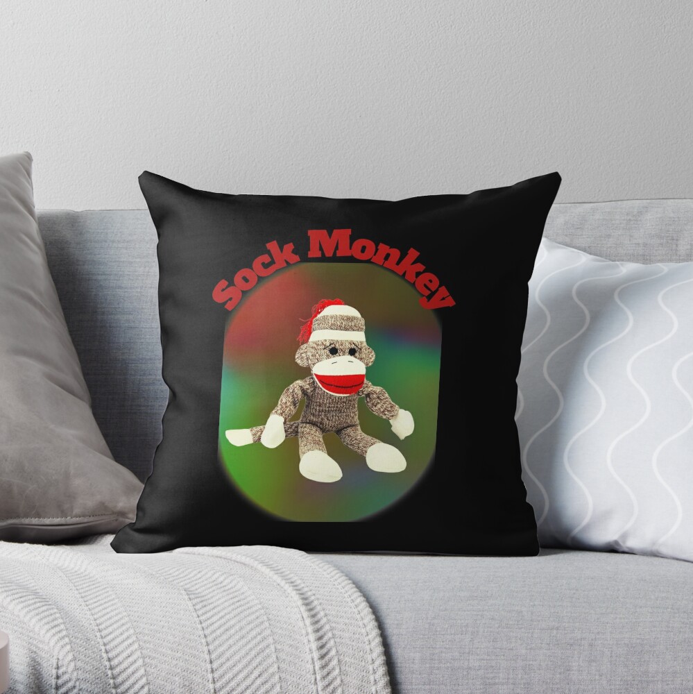 sock monkey pillow pet