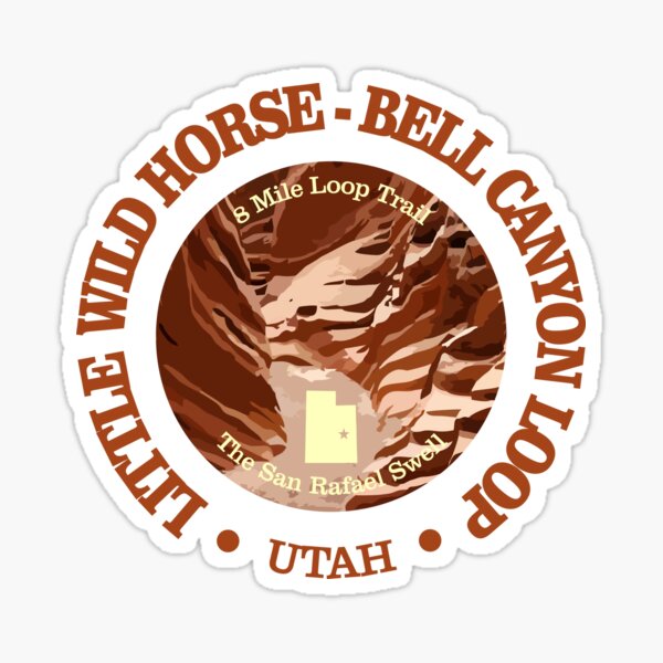 Item preview, Little Wild Horse & Bell Canyon Loop (rd) designed and sold by curranmorgan.