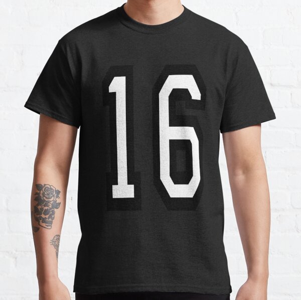Number 16. Team. Sports. Sixteen. Sixteenth. 16Th. Sweet Sixteen. Competition. Sticker Classic T-Shirt