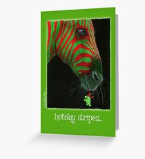 Will Bullas / holidays stripes... Greeting Card