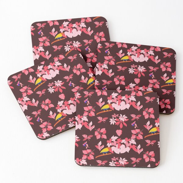 Item preview, Autumn Leaves Detailed Pattern (Pink Flaming) designed and sold by infazbdeen.