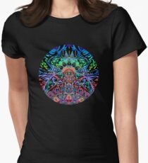 Mandala Energie Tailliertes T-Shirt