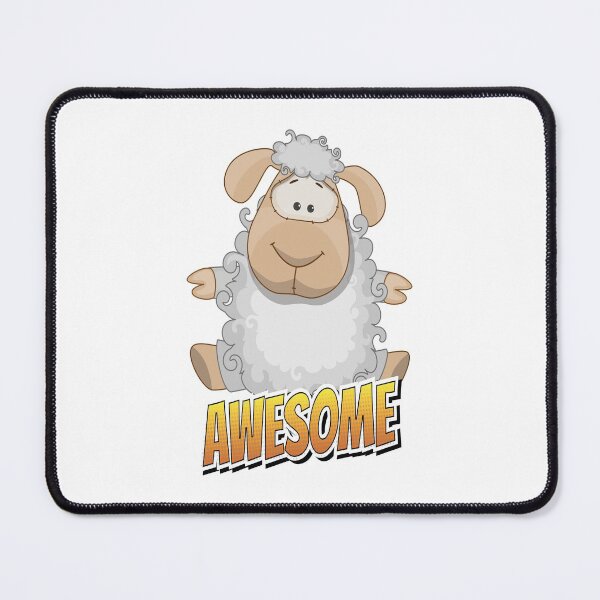 Item preview, Sheep Awesome Cute Kawaii Cartoon designed and sold by FiveNiches.