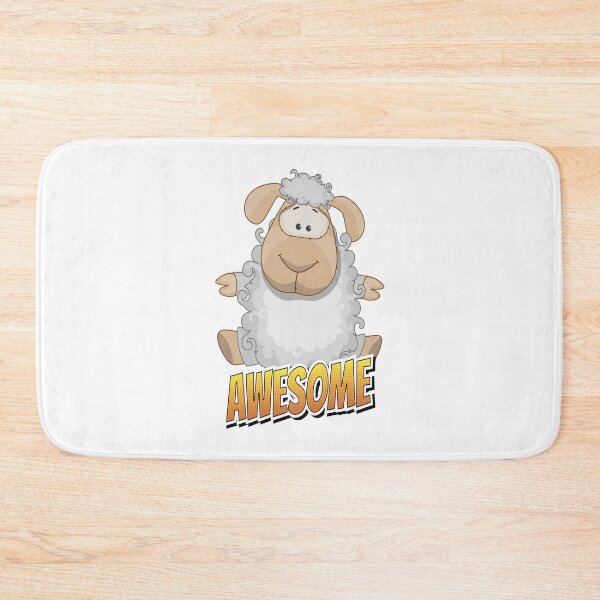 Item preview, Sheep Awesome Cute Kawaii Cartoon designed and sold by FiveNiches.
