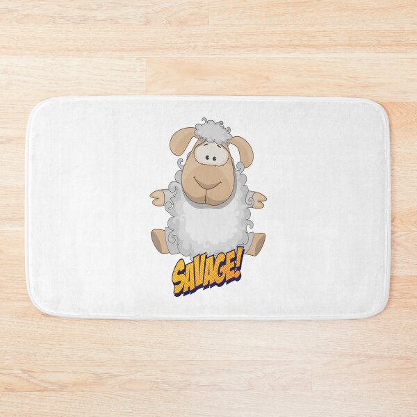 Item preview, Sheep Awesome Cute Kawaii Cartoon designed and sold by FiveNiches.