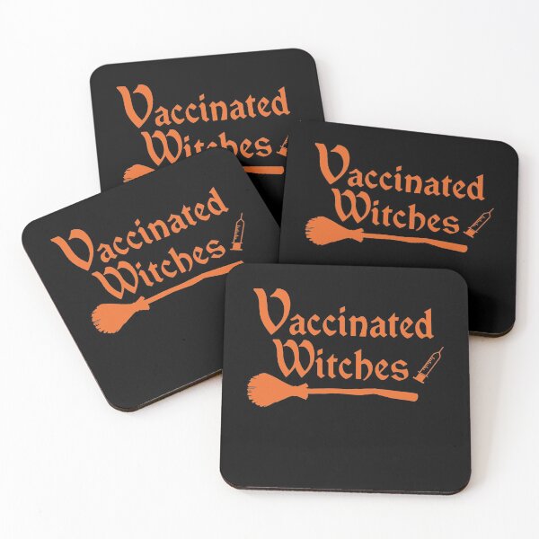 Item preview, Finally vaccinated, vaccinated witches, vaxxed designed and sold by DeboraSPena.