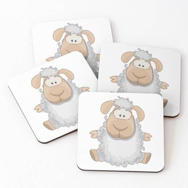 Item preview, Sheep Awesome Cute Kawaii Cartoon designed and sold by FiveNiches.