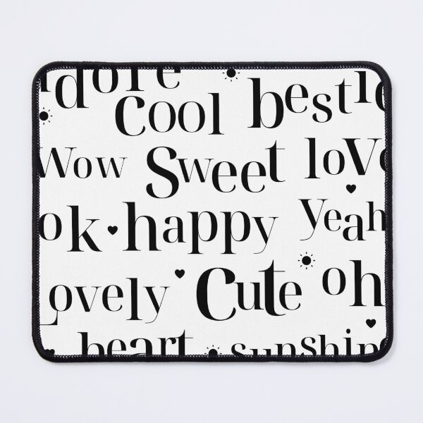 Item preview, Cool Sweet Happy Cute Sunshine Words designed and sold by sunnybandana.