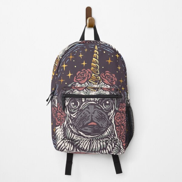 Item preview, Unicorn Pug With Roses designed and sold by Vector Scout Lab.