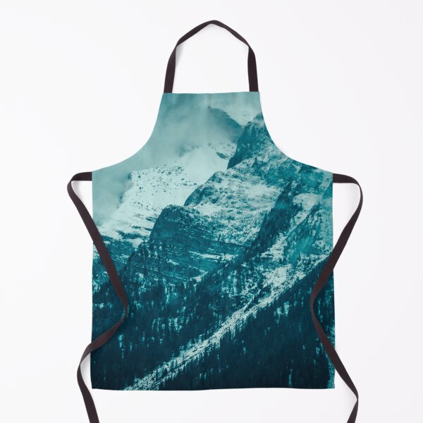 Item preview, Snow Capped Mountain Range Under Cloudy Skies - Winter Landscape designed and sold by Hassan Adnan.