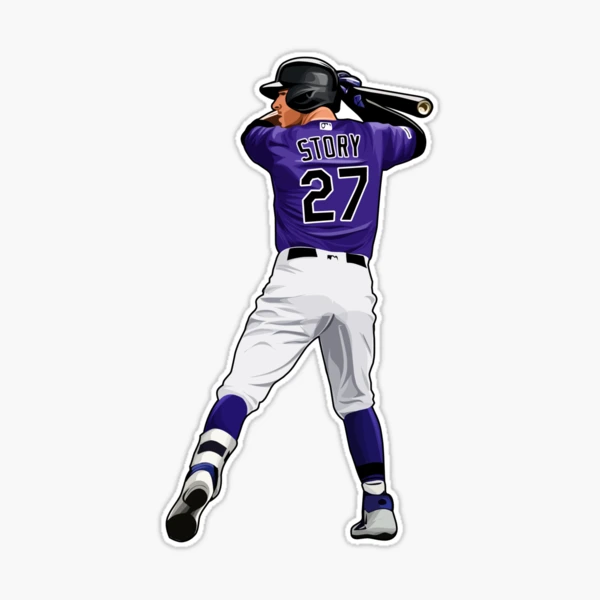 Charlie Blackmon #19 Jersey Number Sticker for Sale by StickBall