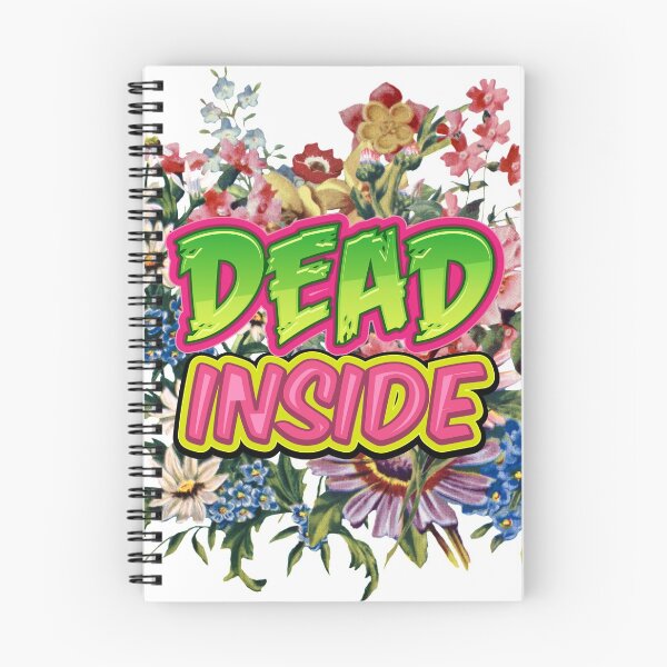 Item preview, Dead Inside - Ironically Cheerful Happy Beautiful Colorful Flowers Deadpan designed and sold by johnta17.
