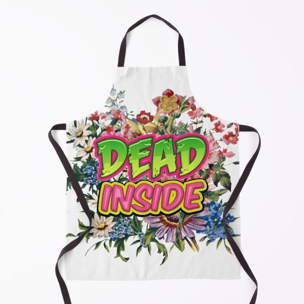 Item preview, Dead Inside - Ironically Cheerful Happy Beautiful Colorful Flowers Deadpan designed and sold by johnta17.