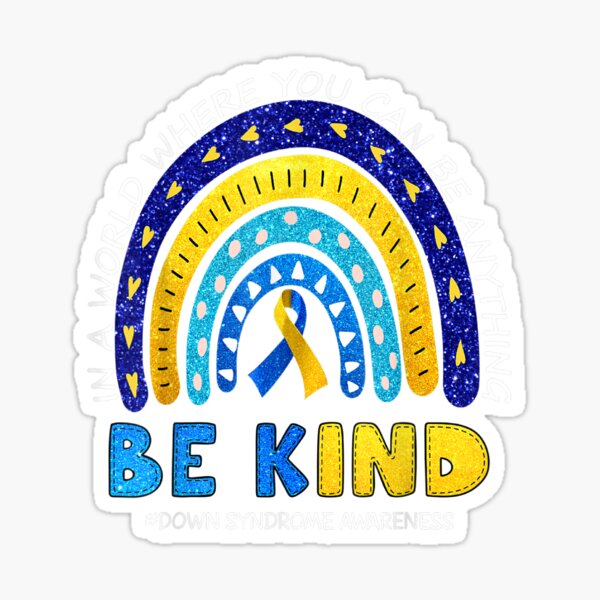 Blue & Yellow Ribbon Awareness Merchandise, Down Syndrome – Fundraising For  A Cause