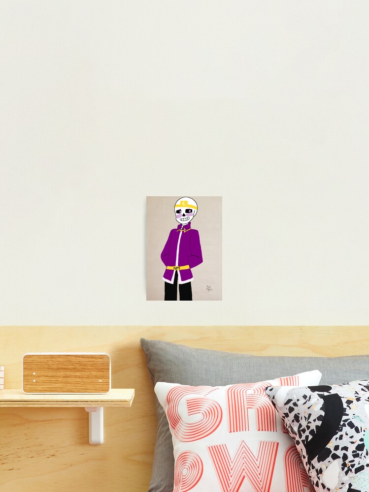 Nightmare Sans (blushing) Photographic Print for Sale by