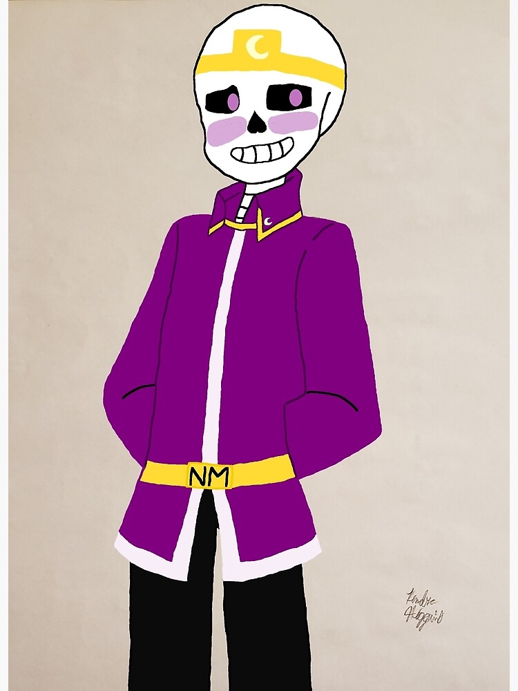 Nightmare Sans (blushing) Photographic Print for Sale by