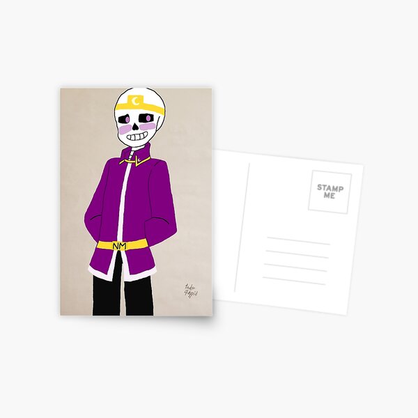 sans undertale game chapter 3 Postcard for Sale by onlydrawning