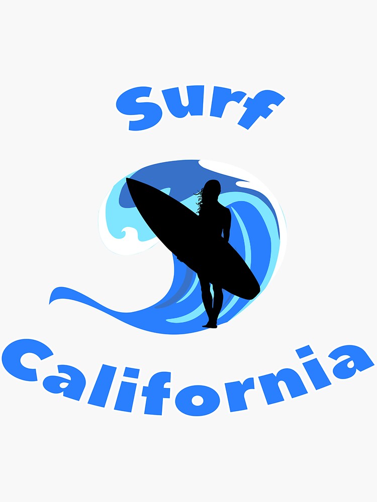 Clark Surf Sticker