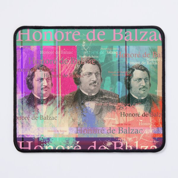 Item preview, Balzac portrait, famous French writer designed and sold by Mauswohn.
