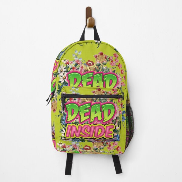 Item preview, Dead Inside - Ironically Cheerful Happy Beautiful Colorful Flowers Deadpan - Key Lime Pie designed and sold by johnta17.
