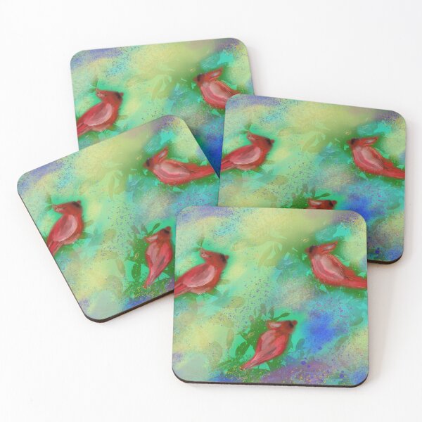 Item preview, Cardinals morning light - cardinal art designed and sold by Marble1212.
