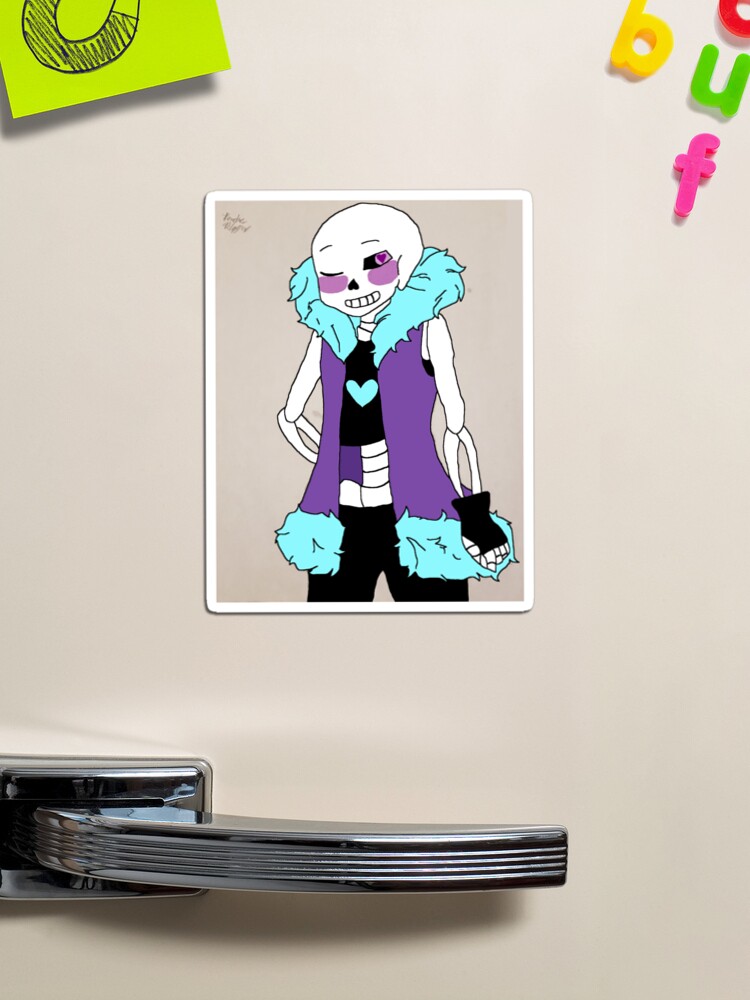 Nightmare Sans (blushing) Magnet for Sale by Eeveegirl11