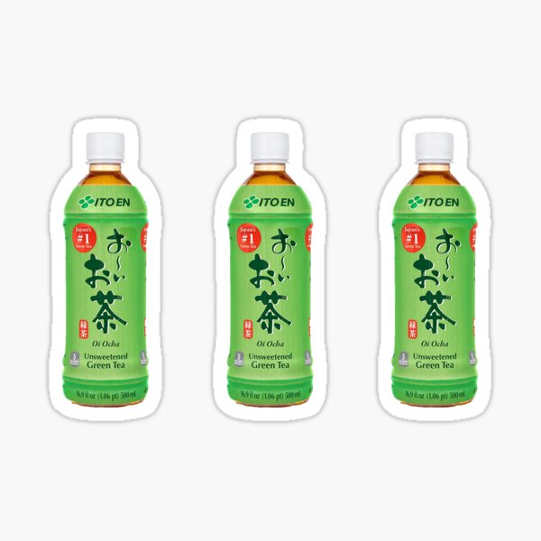"Green Tea" Sticker for Sale by kawaiicrossing Redbubble