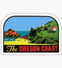 The Oregon Coast Vintage Travel Decal Sticker