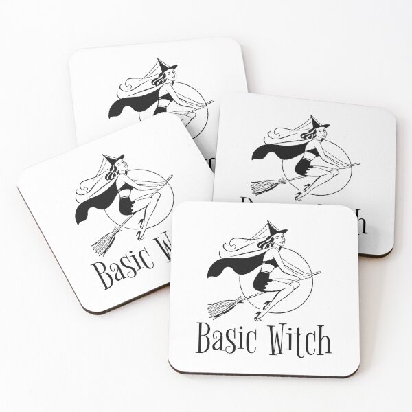 Item preview, Basic Witch Retro designed and sold by NightOwlPrint.