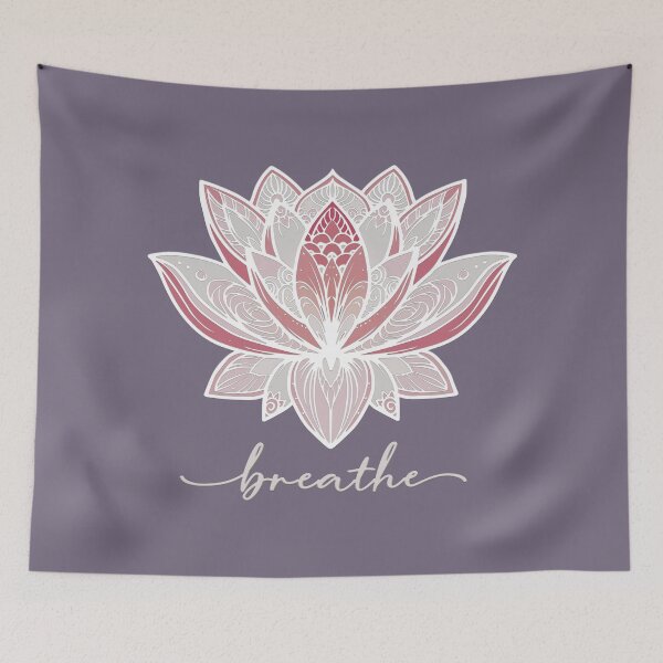Item preview, Breathe with a Lotus Mandala designed and sold by squishyrainbow.