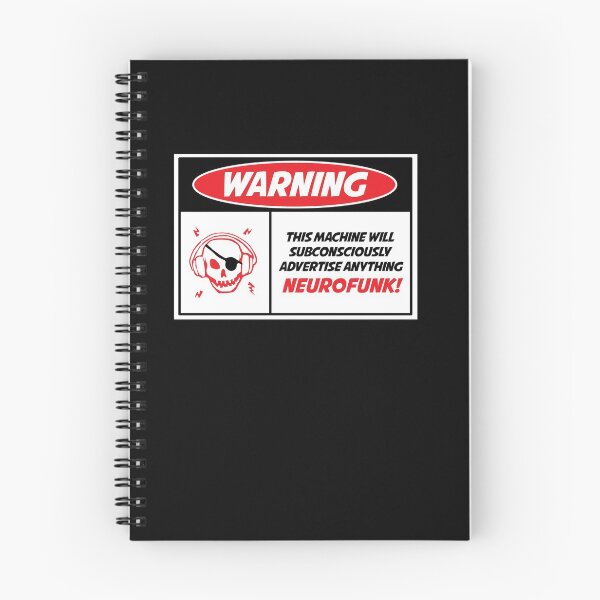 Item preview, Copy of Warning this machine will advertise Neurofunk - Hardcore Drum & Bass Music  designed and sold by WULFLAND ARTS.