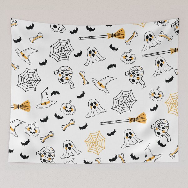Item preview, Halloween pattern background - vector designed and sold by cruzzcreation.