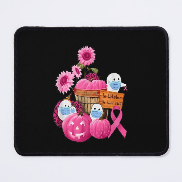 Item preview, In October We Wear Pink Ghosts & Pumpkins For Breast Cancer designed and sold by pinkard.