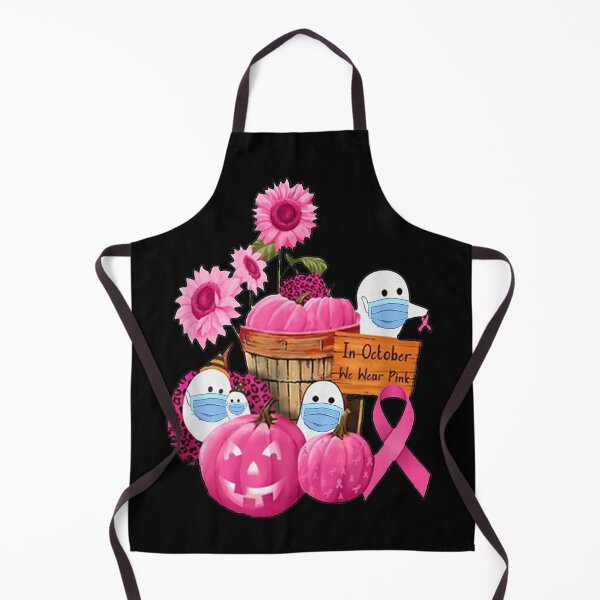 Item preview, In October We Wear Pink Ghosts & Pumpkins For Breast Cancer designed and sold by pinkard.