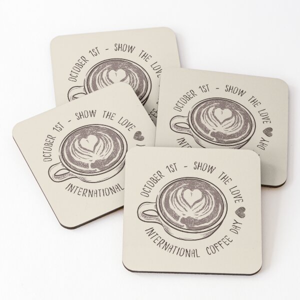 Item preview, International Coffee Day October 1st designed and sold by GWTF-Designs.