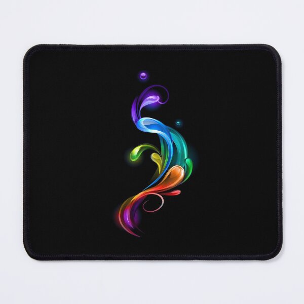 Item preview, Rainbow drops on black background designed and sold by Blackmoon9.