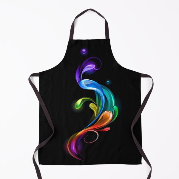 Item preview, Rainbow drops on black background designed and sold by Blackmoon9.